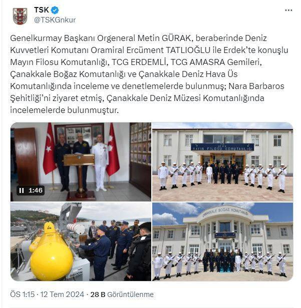 Genelkurmay Başkanı Gürak, deniz kuvvetleri unsurlarını denetledi - Resim: 27